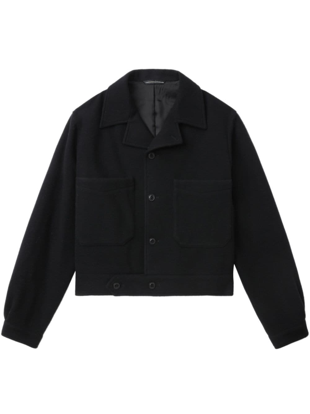 Y's wool jacket - Black von Y's