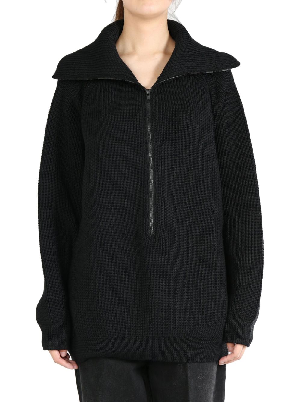 Y's wool jumper - Black von Y's