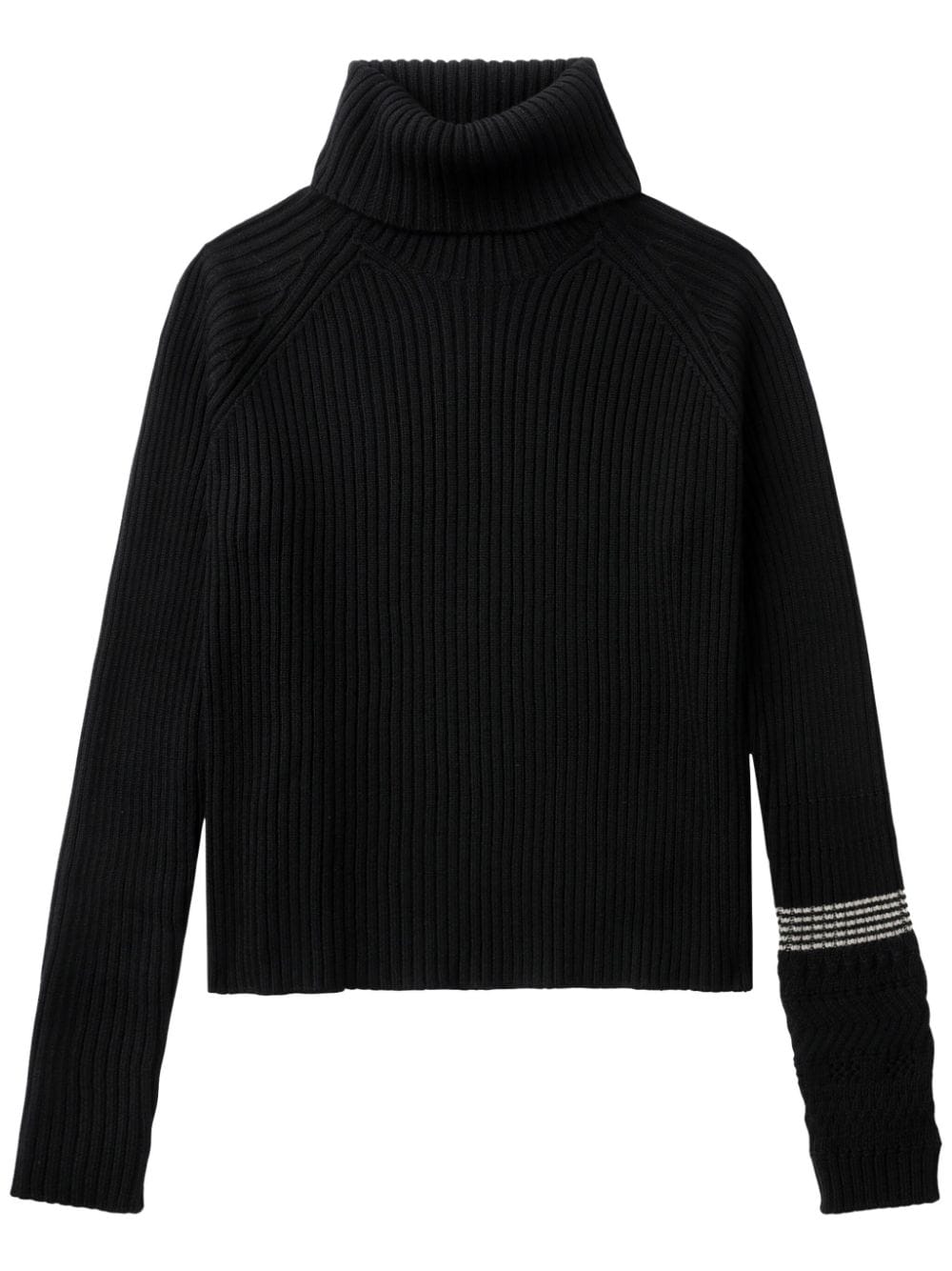 Y's wool ribbed-knit jumper - Black von Y's