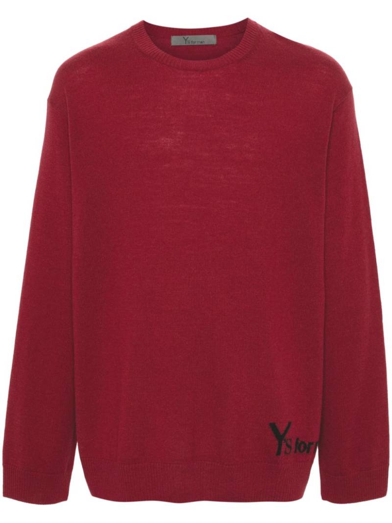 Y's wool sweater - Red von Y's