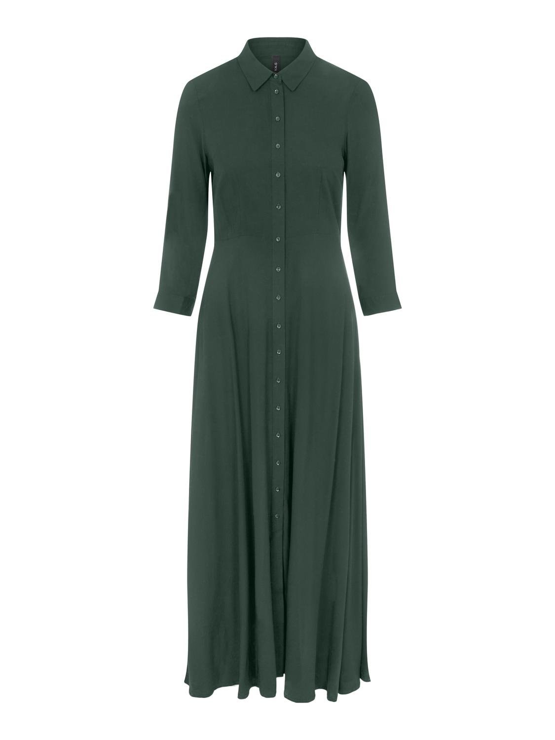 Y.A.S Hemdblusenkleid »YASSAVANNA LONG SHIRT DRESS«, mit 3/4 Ärmel von Y.A.S