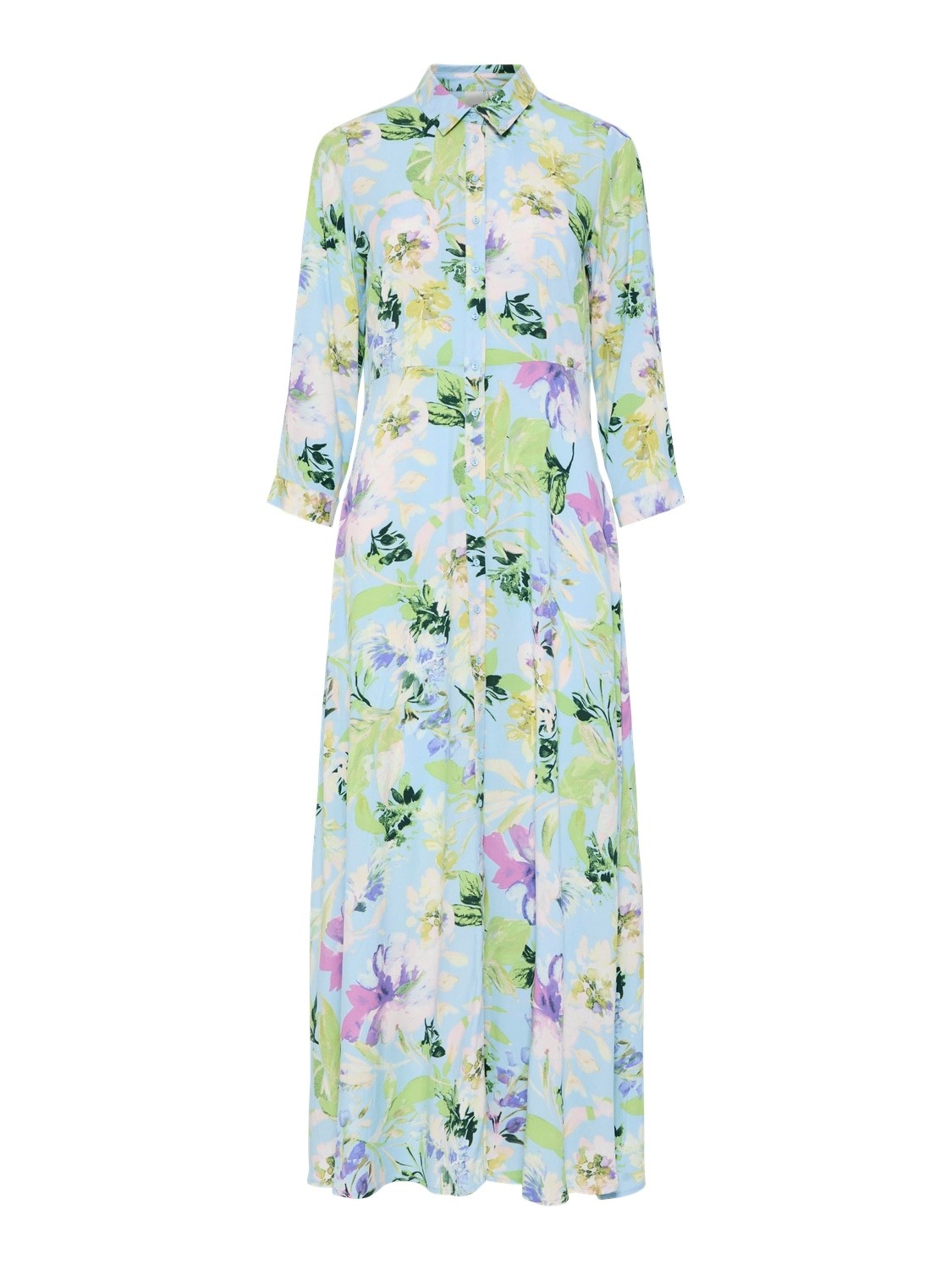 Y.A.S Hemdblusenkleid »YASSAVANNA LONG SHIRT DRESS«, mit 3/4 Ärmel Y.A.S Hemdblusenkleid »YASSAVANNA LONG SHIRT DRESS«, mit 3/4 Ärmel von Y.A.S