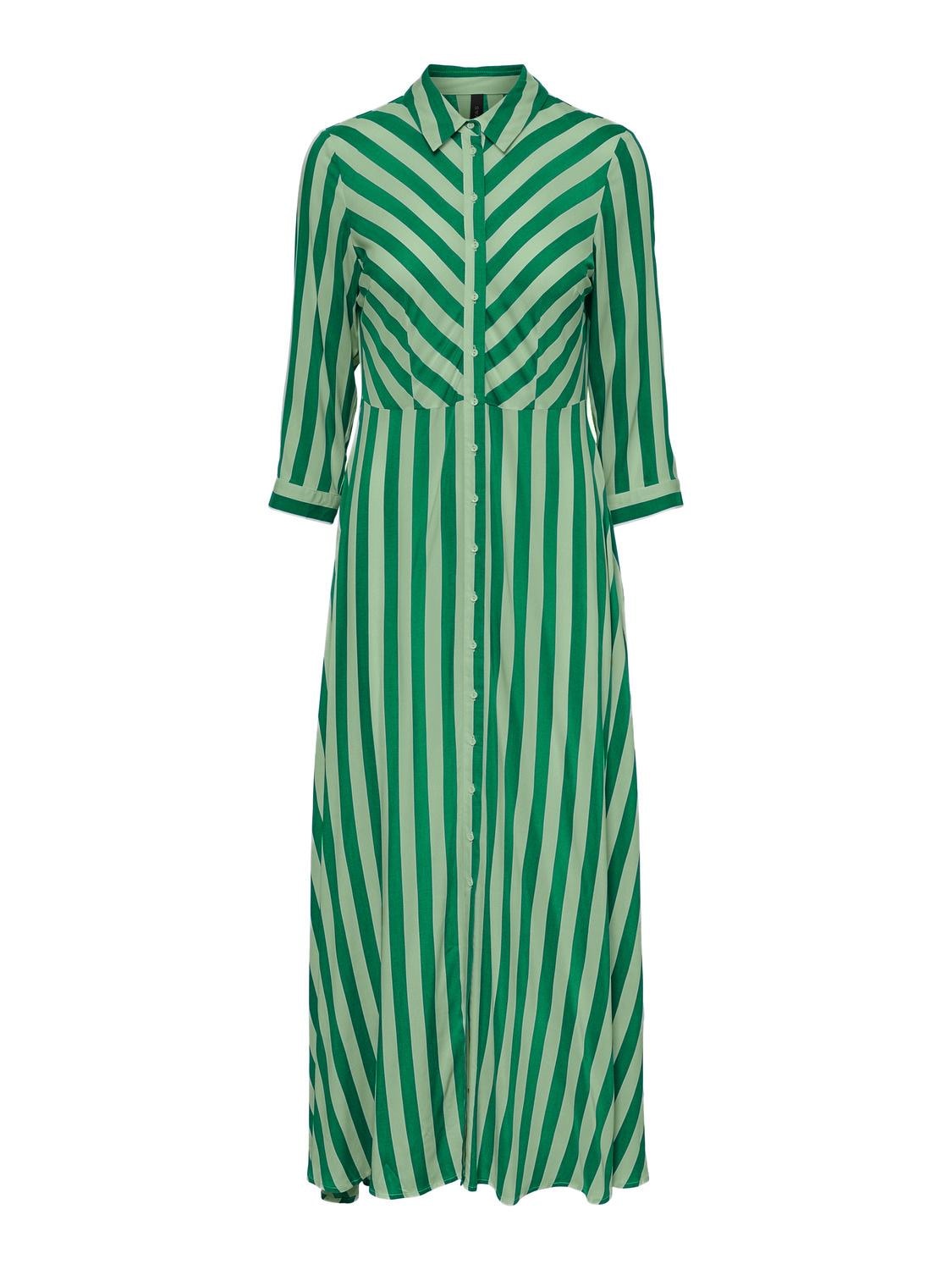 Y.A.S Hemdblusenkleid »YASSAVANNA LONG SHIRT DRESS«, mit 3/4 Ärmel Y.A.S Hemdblusenkleid »YASSAVANNA LONG SHIRT DRESS«, mit 3/4 Ärmel von Y.A.S