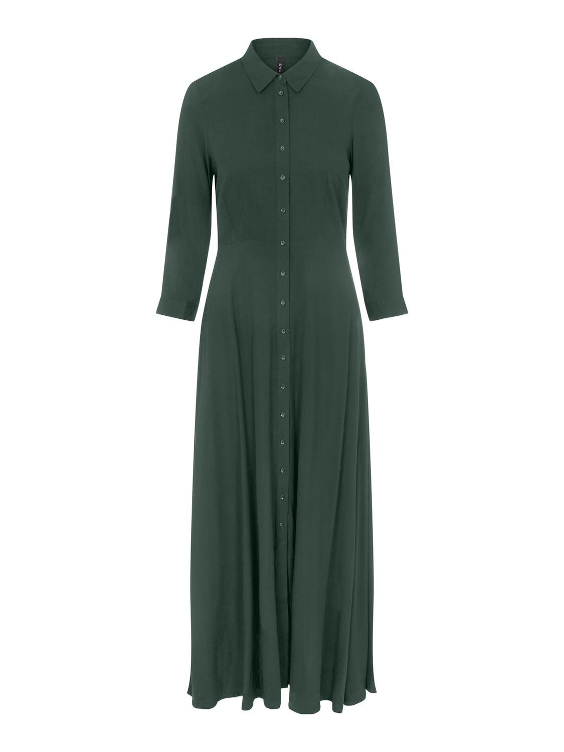 Y.A.S Hemdblusenkleid »YASSAVANNA LONG SHIRT DRESS«, mit 3/4 Ärmel Y.A.S Hemdblusenkleid »YASSAVANNA LONG SHIRT DRESS«, mit 3/4 Ärmel von Y.A.S