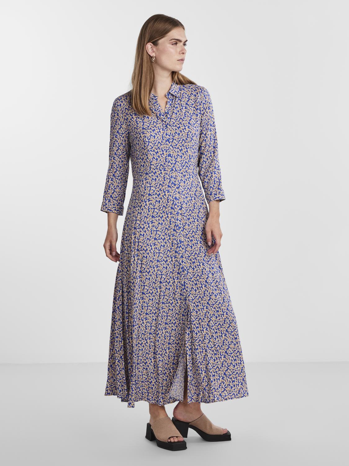 Y.A.S Hemdblusenkleid »YASSAVANNA LONG SHIRT DRESS«, mit 3/4 Ärmel Y.A.S Hemdblusenkleid »YASSAVANNA LONG SHIRT DRESS«, mit 3/4 Ärmel von Y.A.S