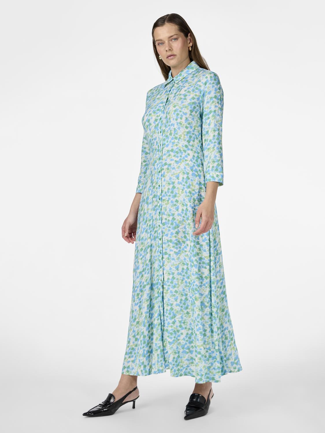 Y.A.S Hemdblusenkleid »YASSAVANNA LONG SHIRT DRESS«, mit 3/4 Ärmel Y.A.S Hemdblusenkleid »YASSAVANNA LONG SHIRT DRESS«, mit 3/4 Ärmel von Y.A.S