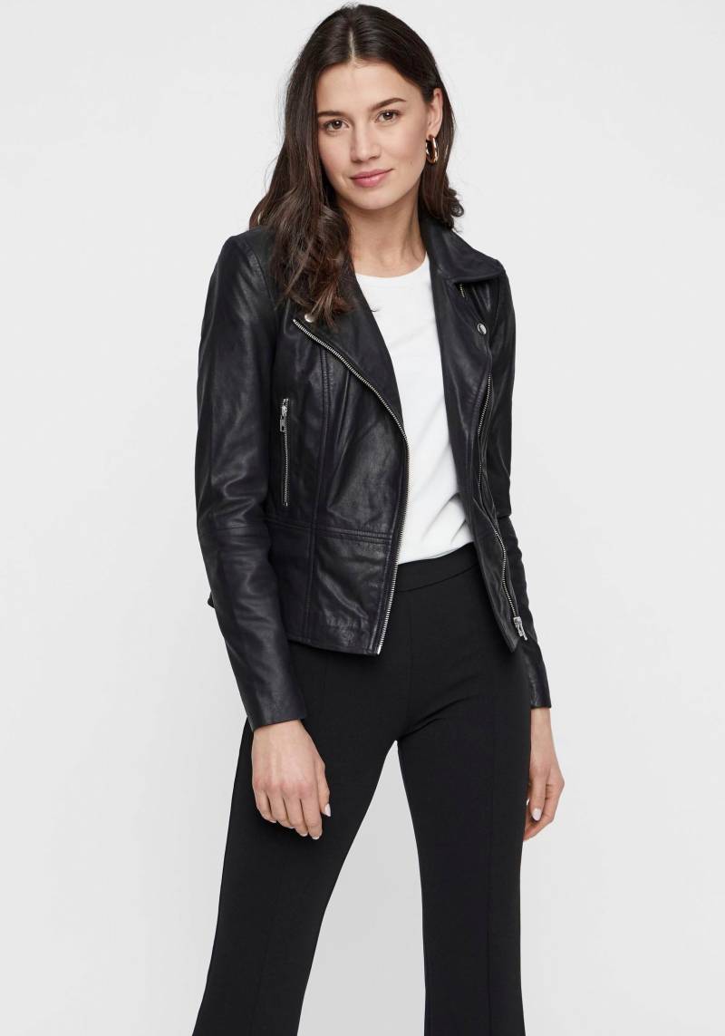 Y.A.S Lederjacke »YASSOPHIE LEATHER JACKET«, mit Biker Details von Y.A.S