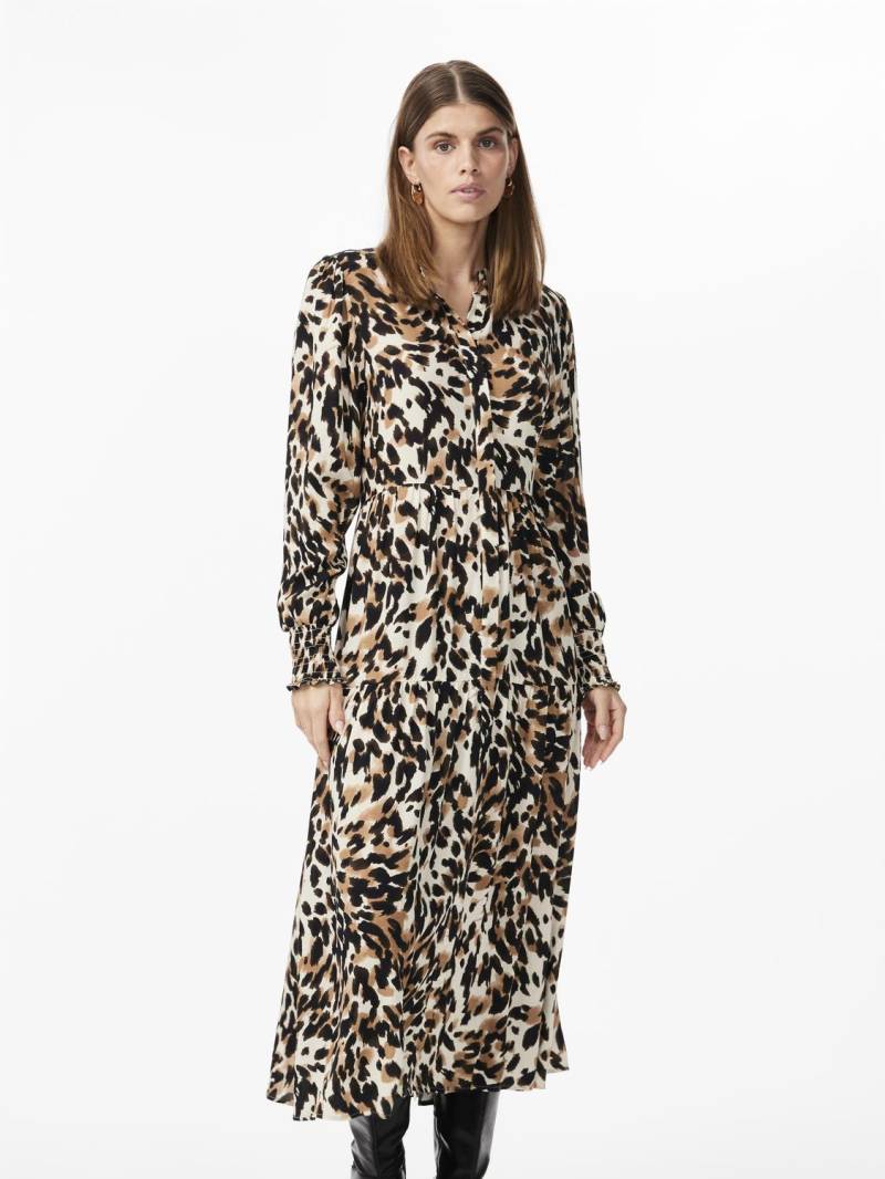 Y.A.S Maxikleid »YASALIRA LS LONG SHIRT DRESS S. NOOS«, mit Volant von Y.A.S