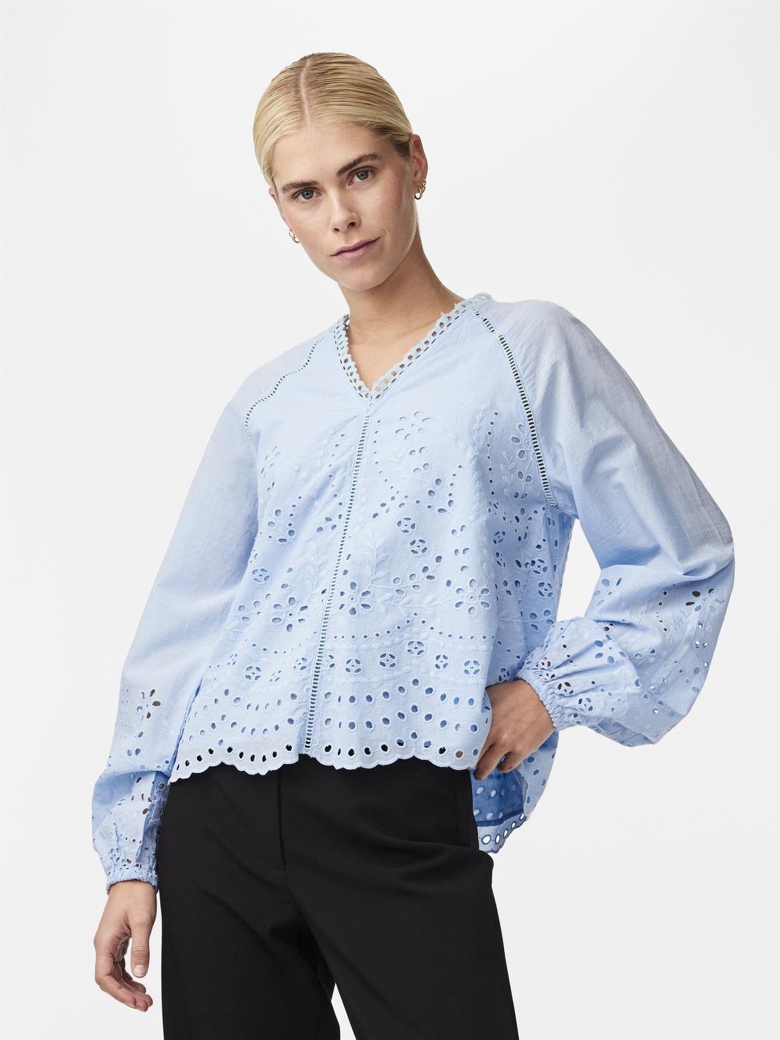 Y.A.S Shirtbluse »YASLUMA LS V-NECK TOP S. NOOS« Y.A.S Shirtbluse »YASLUMA LS V-NECK TOP S. NOOS« von Y.A.S