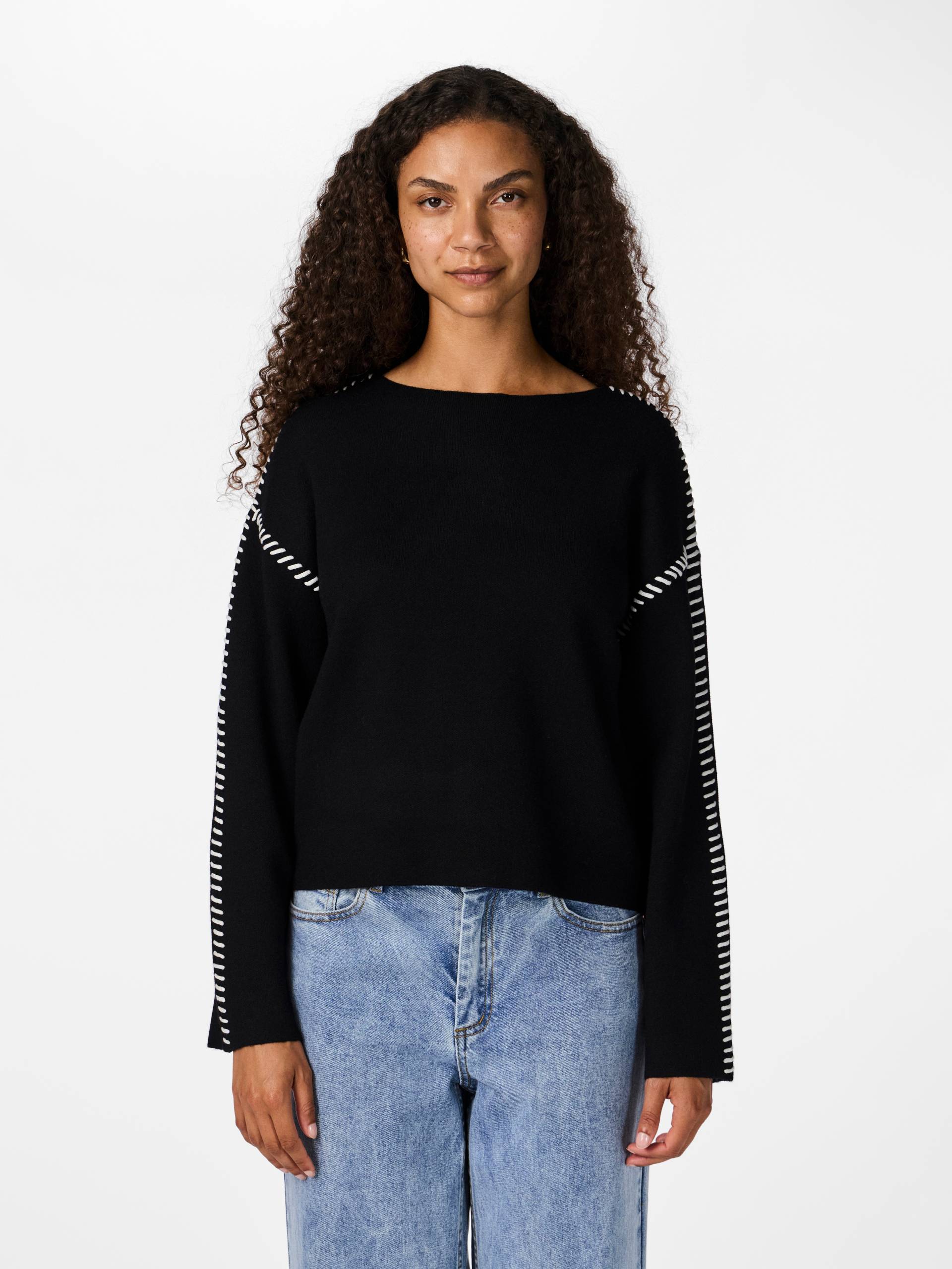 Y.A.S Strickpullover »YASSTITCHA LS KNIT PULLOVER S. NOOS«, farblich abgesetzte Nähte Y.A.S Strickpullover »YASSTITCHA LS KNIT PULLOVER S. NOOS«, farblich abgesetzte Nähte von Y.A.S