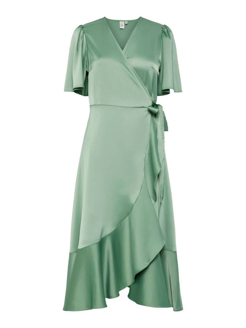 Y.A.S Wickelkleid »YASTHEA 2/4 MIDI WRAP DRESS S. NOOS«, mit Volant von Y.A.S