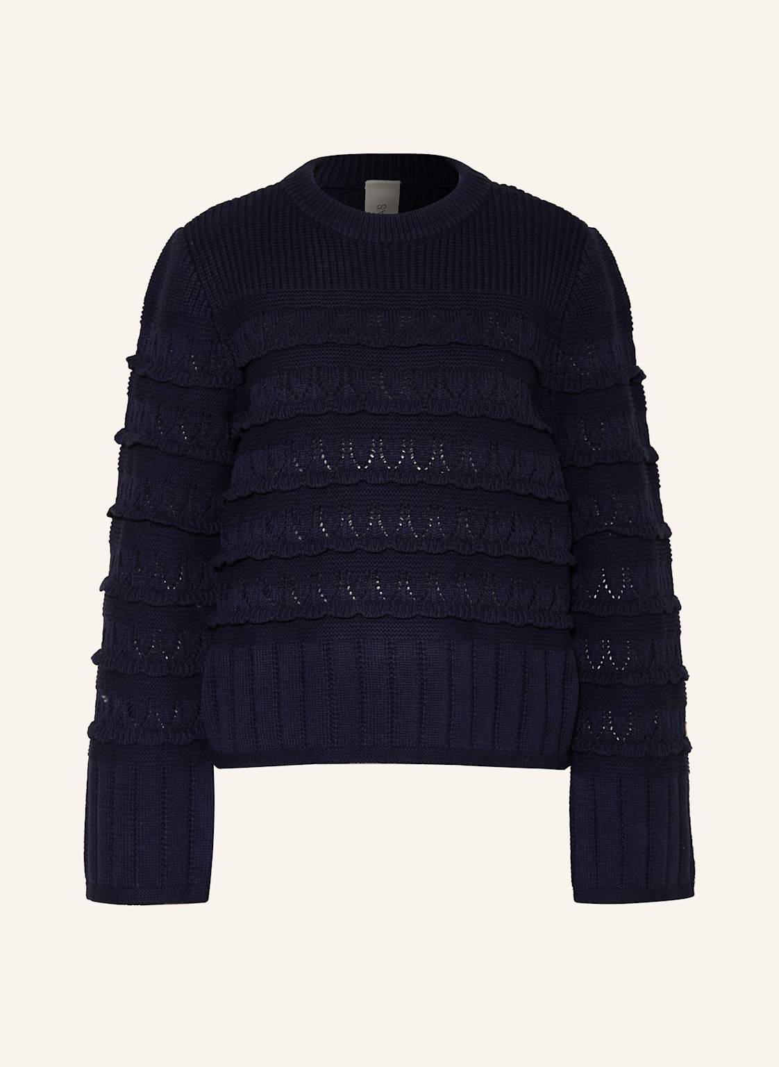 Y.A.S. Pullover Mit Rüschen blau Y.A.S. Pullover Mit Rüschen blau von Y.A.S.