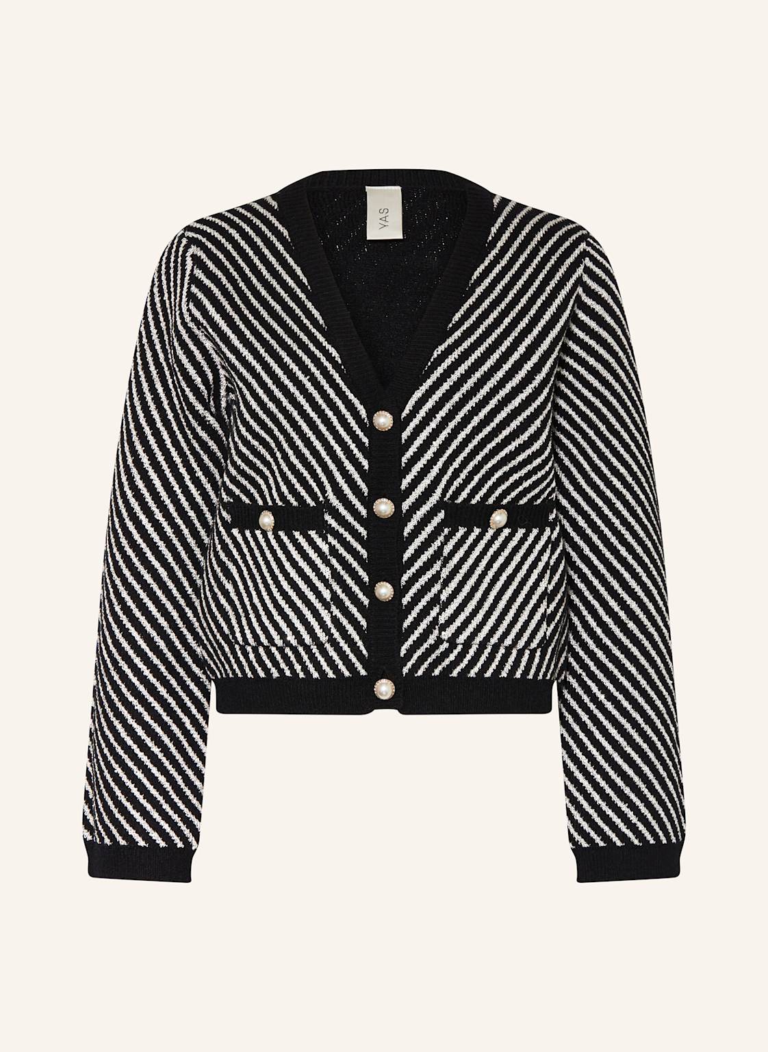 Y.A.S. Strickjacke Mit Pailletten schwarz Y.A.S. Strickjacke Mit Pailletten schwarz von Y.A.S.