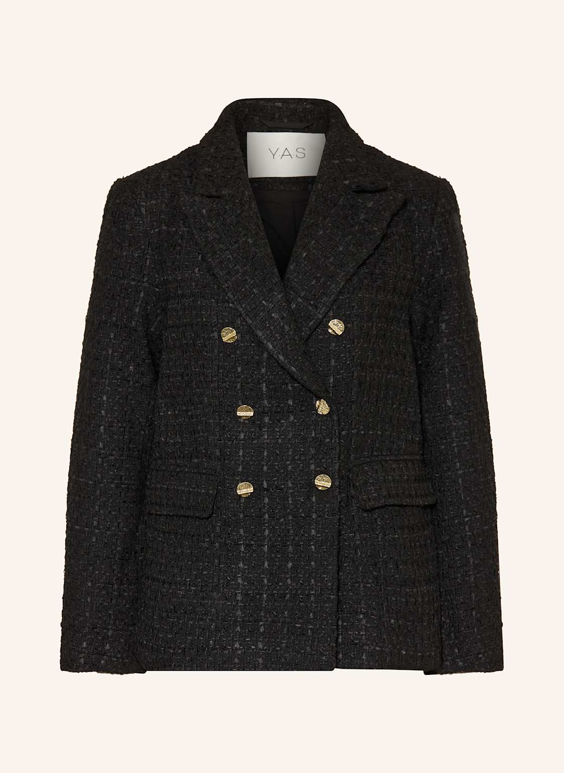 Y.A.S. Tweed-Blazer schwarz von Y.A.S.