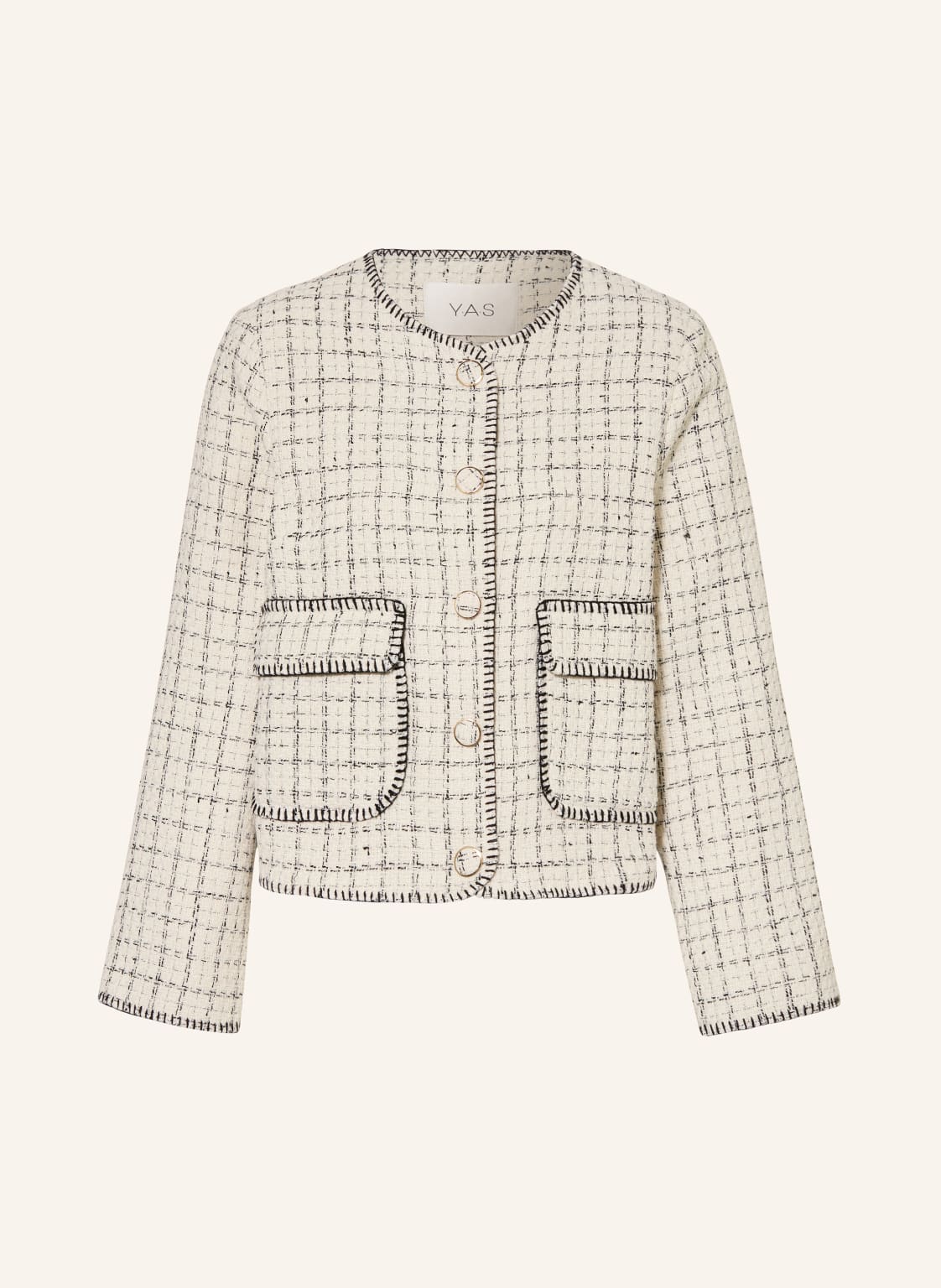 Y.A.S. Tweed-Jacke weiss von Y.A.S.