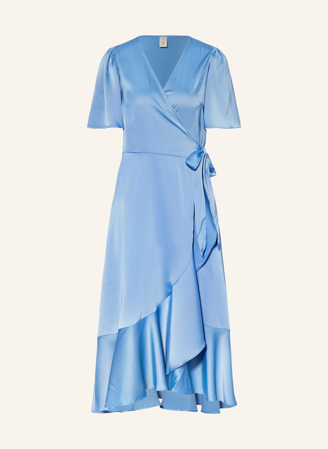 Y.A.S. Wickelkleid Aus Satin blau von Y.A.S.