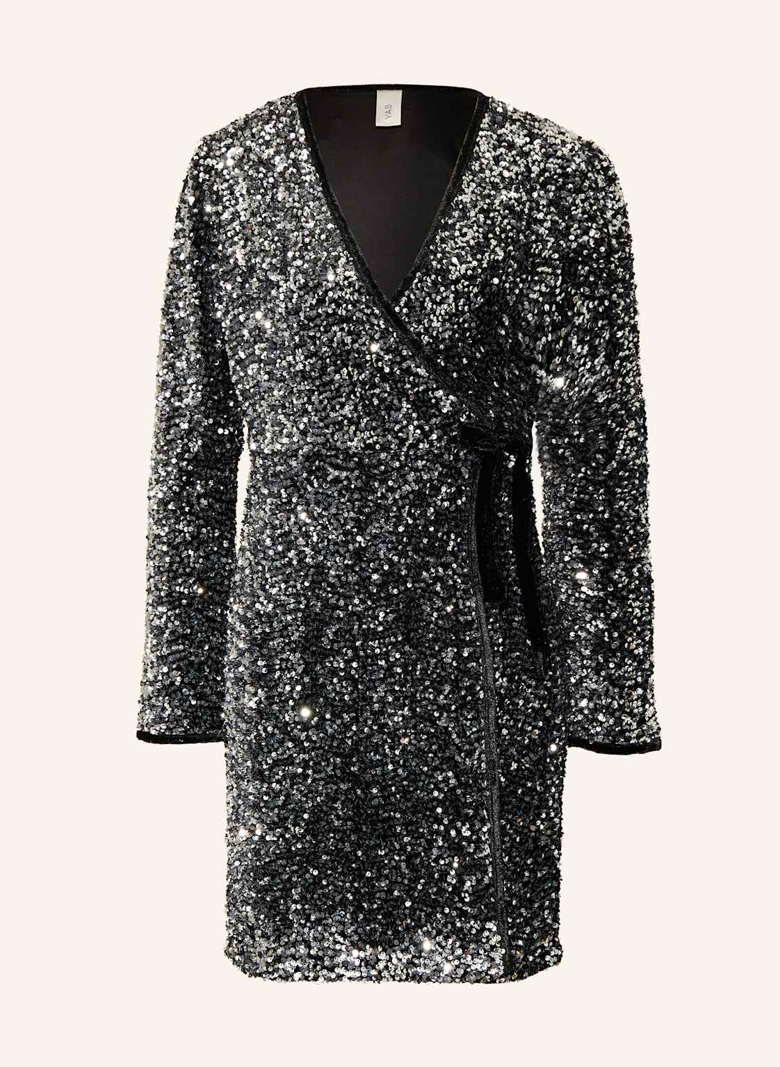 Y.A.S. Wickelkleid Mit Pailletten silber Y.A.S. Wickelkleid Mit Pailletten silber von Y.A.S.