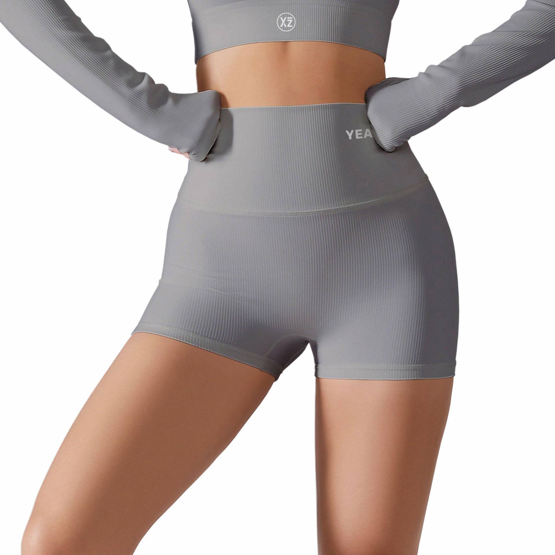 Club Level Shape Shorts - Shadow Grey Damen Grau S von YEAZ