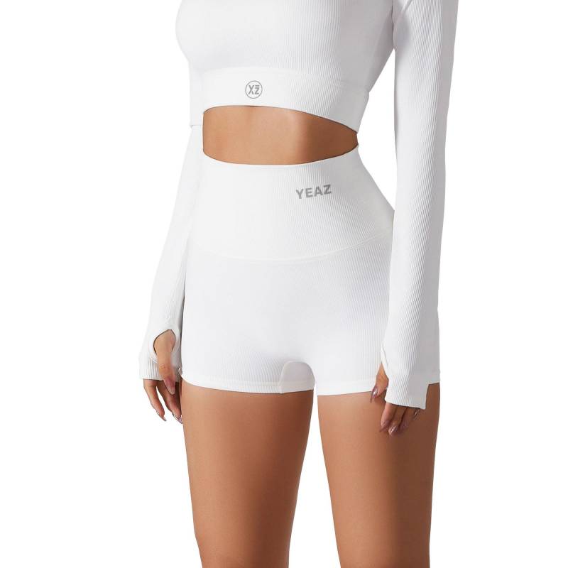 Club Level Shape Shorts - White Focus Damen Weiss M von YEAZ