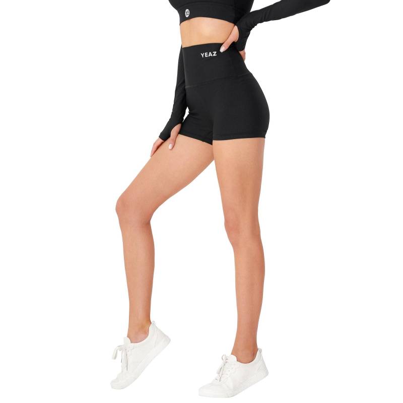 Club Level Shorts - Black Magic Damen Schwarz L von YEAZ