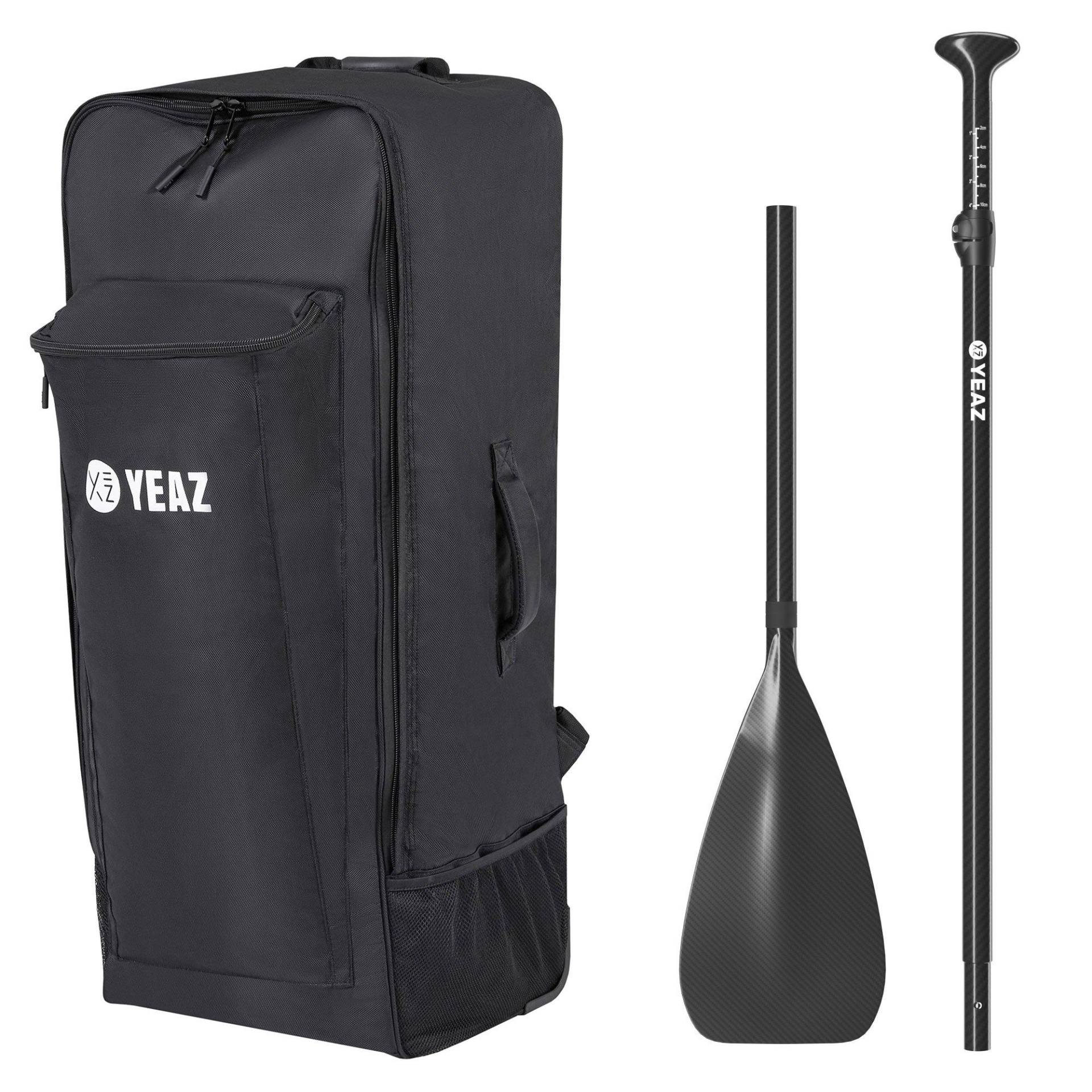 Kit Pro Trolley-rucksack Und Carbon-paddel - Eclipse Black Unisex Schwarz ONE SIZE von YEAZ