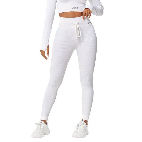 YEAZ - RUNWAY Leggings sea salt, für Damen, Weiss, Größe L von YEAZ