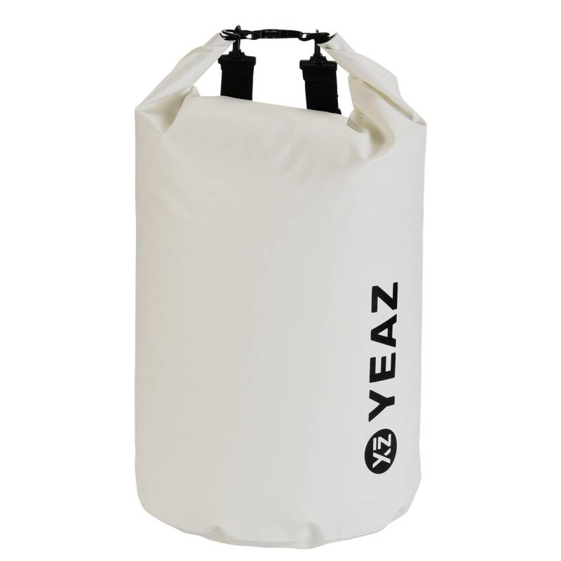 YEAZ - ISAR Wasserfester Packsack 40L, für Herren, Weiss, One Size von YEAZ