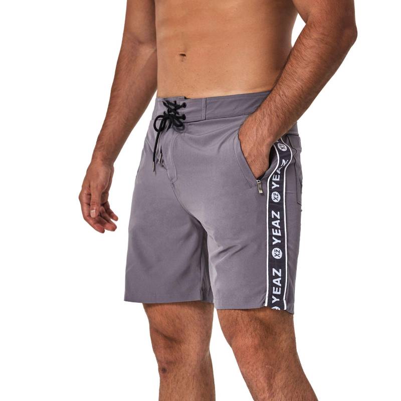 Davey Badeshorts Herren Grau S von YEAZ