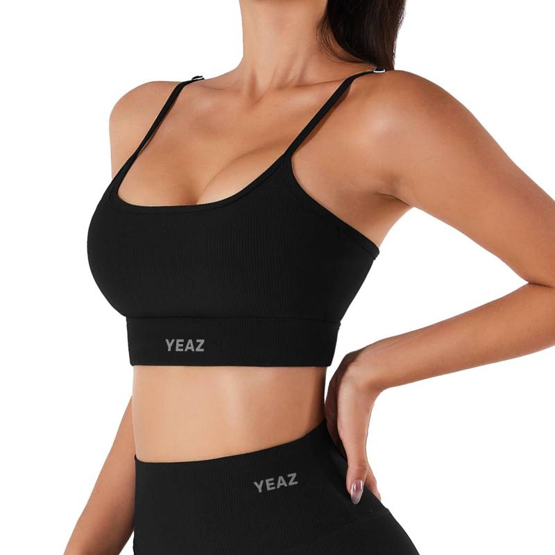 YEAZ - TOUJOURS Top Black Magic, für Damen, Schwarz, Größe M von YEAZ