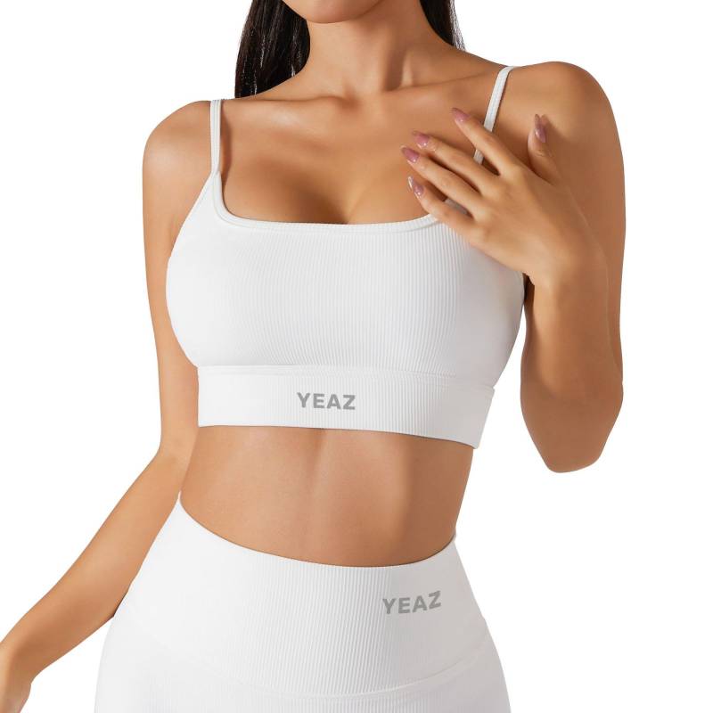 YEAZ - TOUJOURS Top White Focus, für Damen, Weiss, Größe L von YEAZ