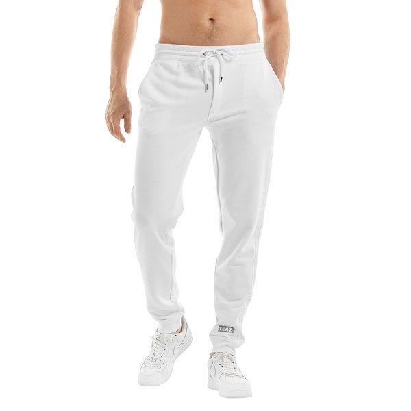 Chalex Jogginghose - Cotton White Herren Weiss XL von YEAZ