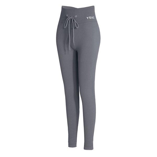 YEAZ - RUNWAY Leggings onyx shadow, für Damen, Grau, Größe XL von YEAZ