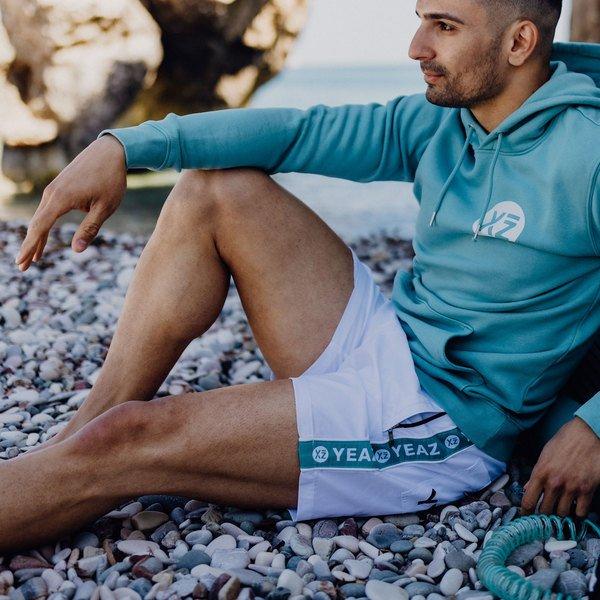 YEAZ - SEABEAT Badeshorts, für Herren, Weiss, Größe XXL von YEAZ