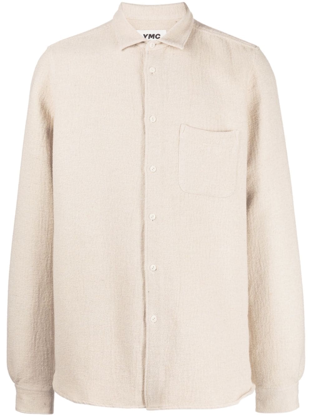 YMC Curtis textured-finish shirt - Neutrals von YMC