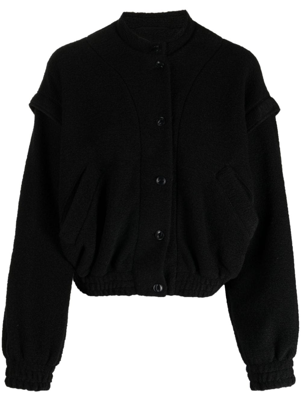 YMC Jordan button-down bomber jacket - Black von YMC