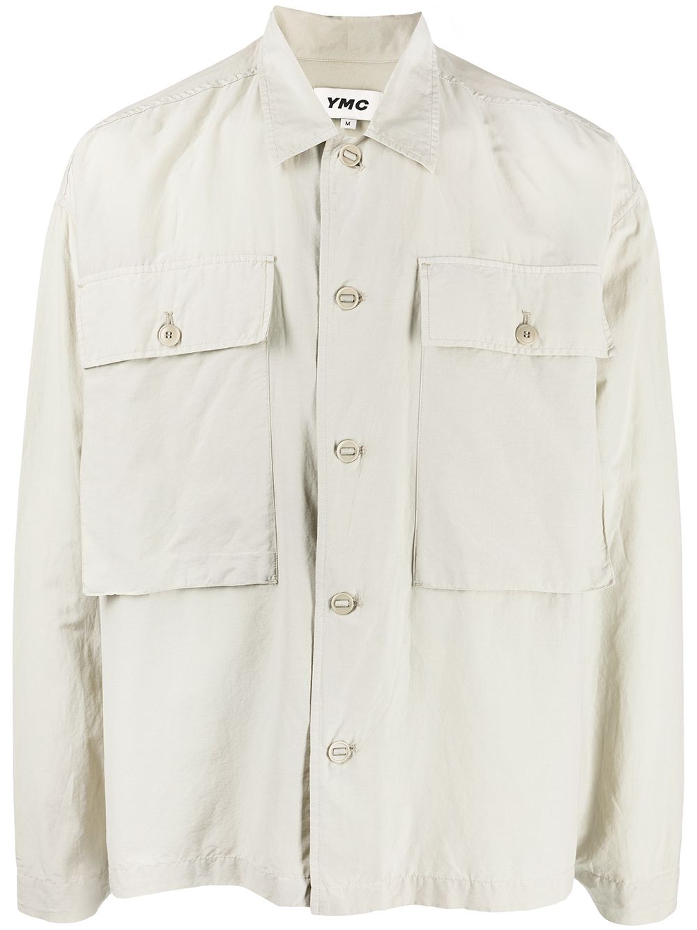 YMC Military buttoned-up shirt - Neutrals von YMC