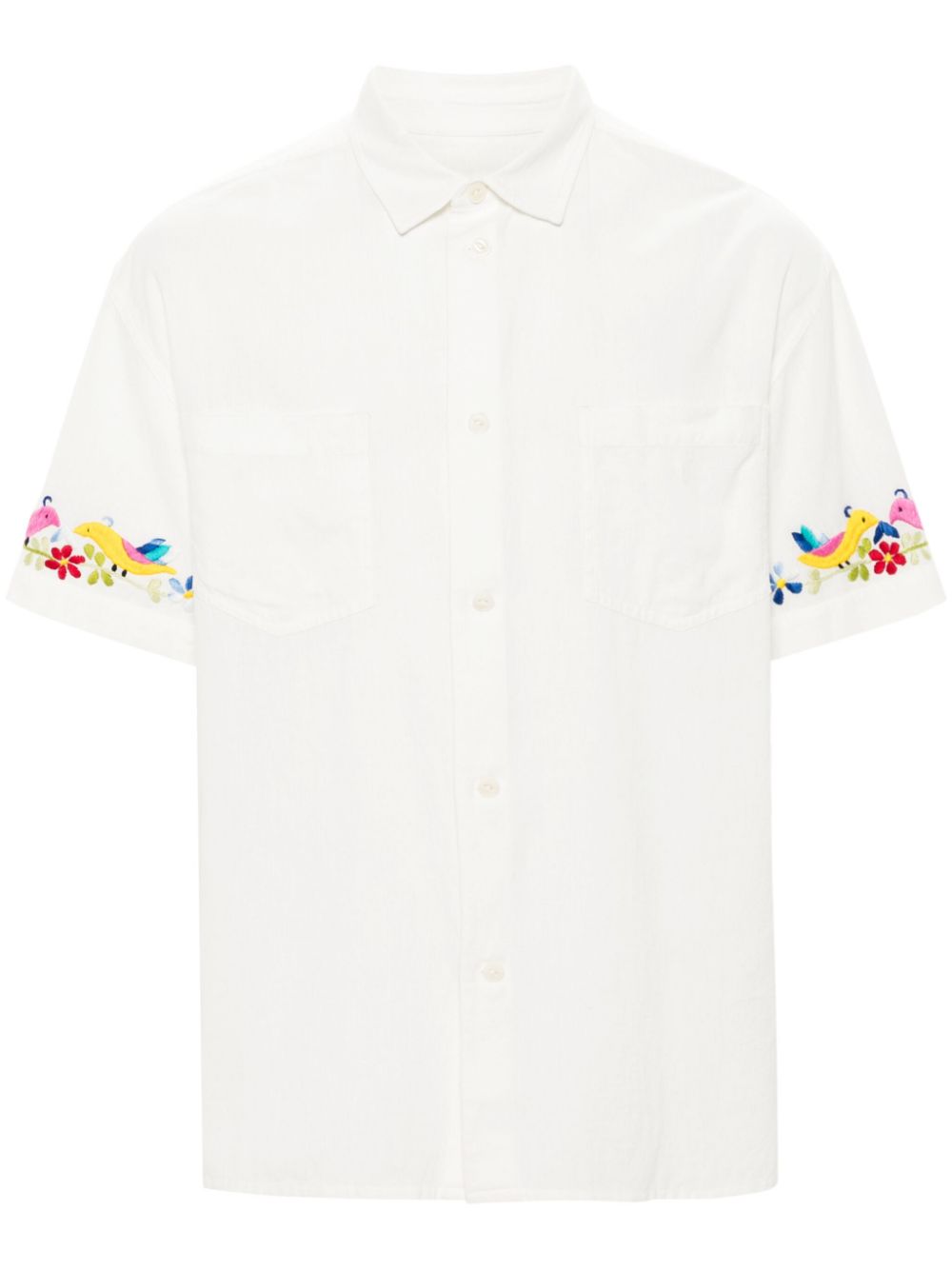 YMC Mitchum short-sleeve shirt - White von YMC