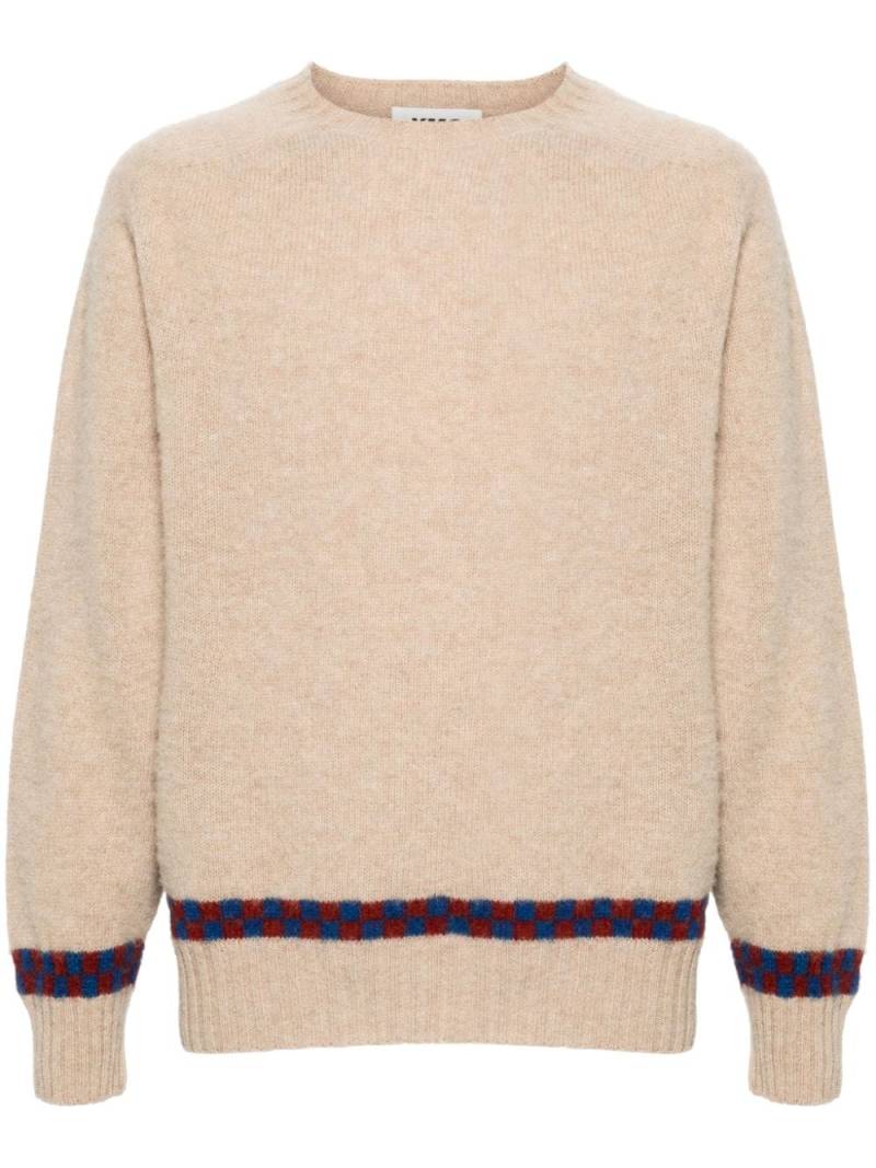 YMC Suedehead sweater - Neutrals von YMC