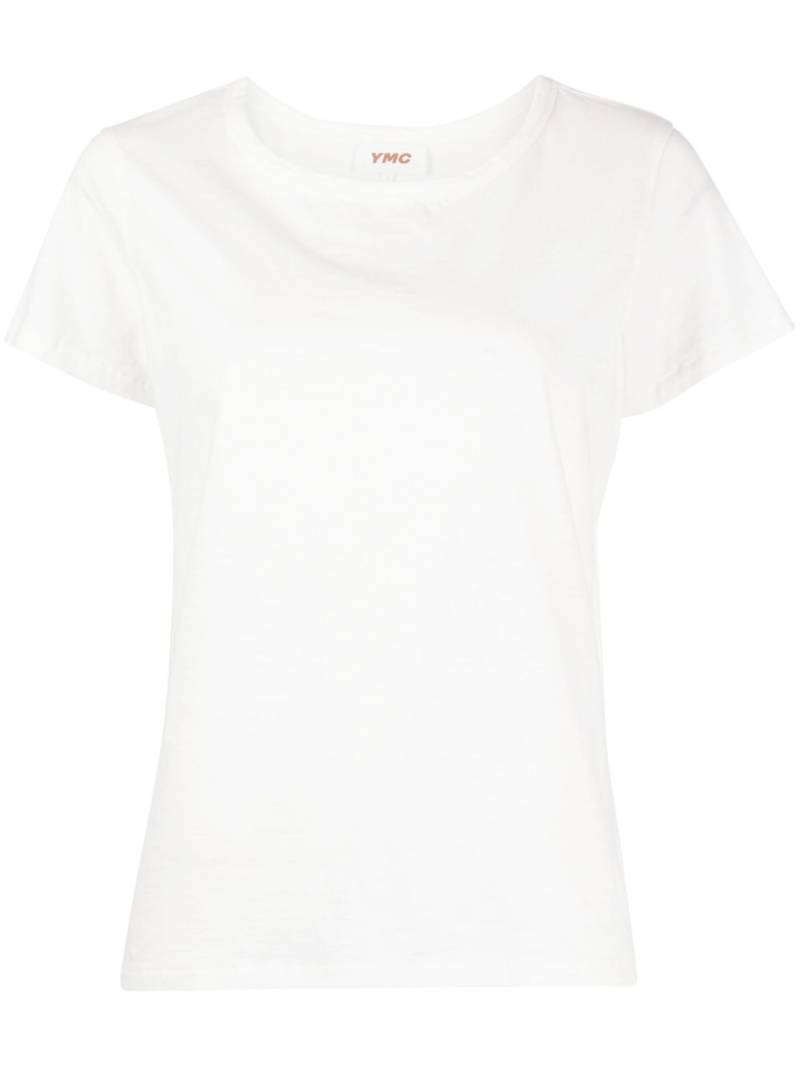 YMC crew-neck organic cotton T-shirt - White von YMC