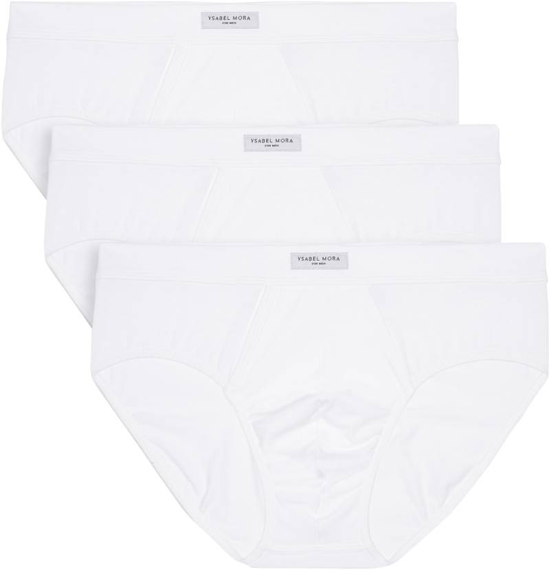 YSABEL MORA Slip »BASIC COLLECTION COTTON«, (3er Pack), mit praktischem Eingriff im Schritt von YSABEL MORA