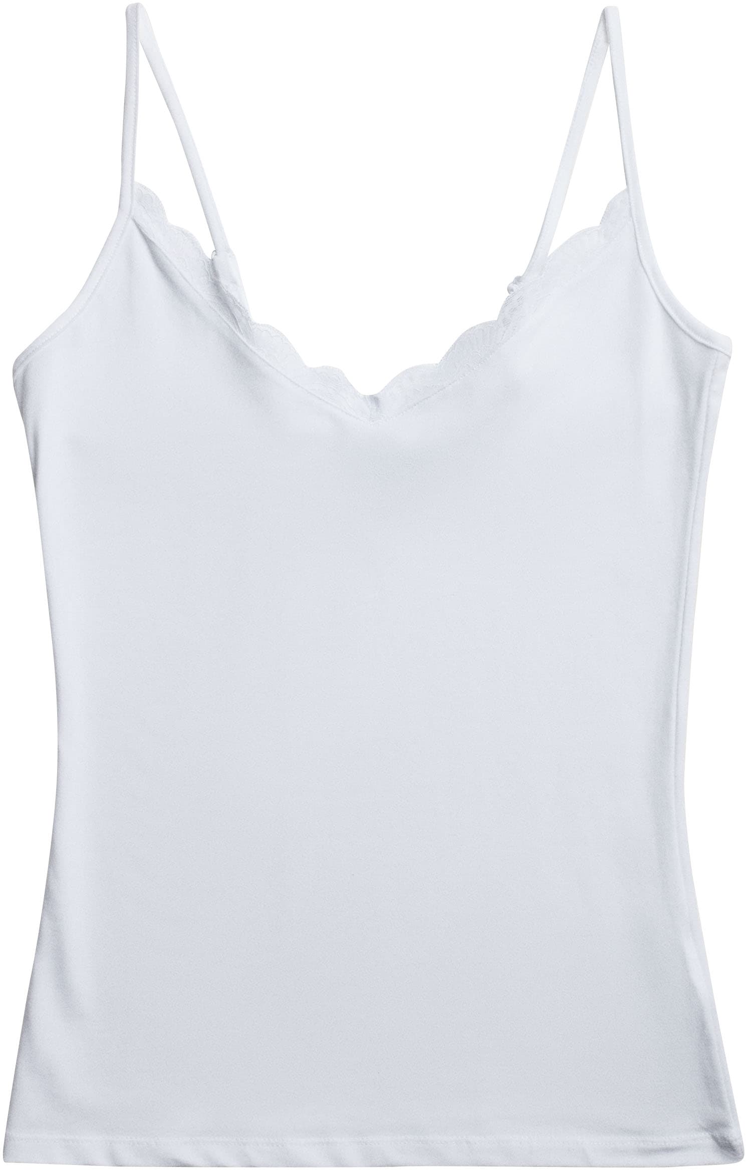 YSABEL MORA Unterhemd »BASIC COLLECTION COTTON WITH LACE«, (3er Pack), das perfekte Basic-Top für jeden Tag von YSABEL MORA