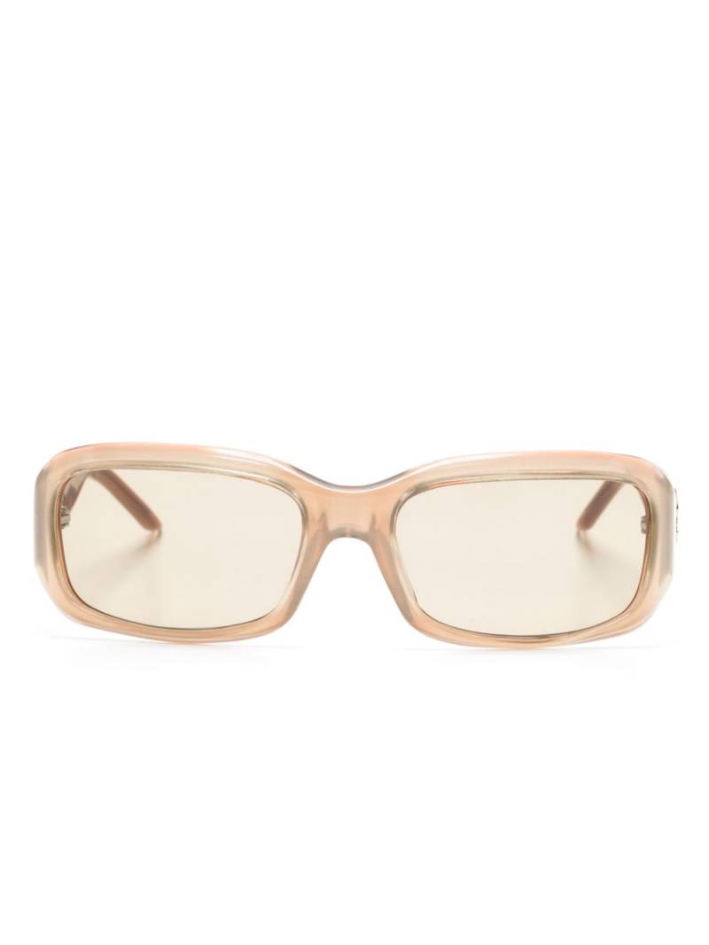 YSL rectangle-frame sunglasses - Neutrals von YSL