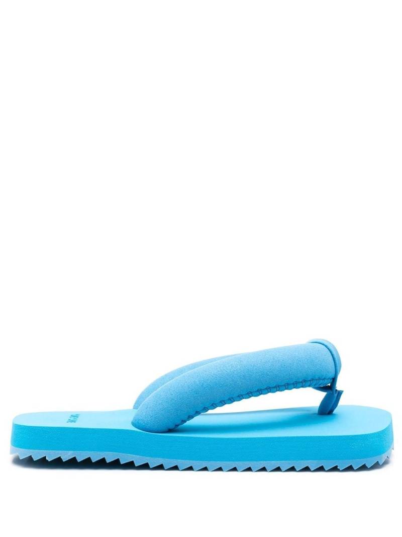 YUME YUME chunky thong-strap flip flops - Blue von YUME YUME