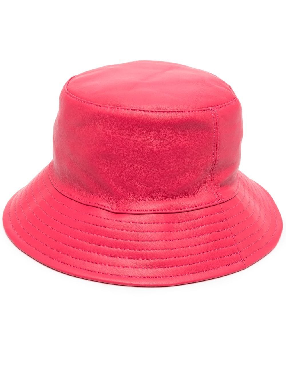 Yves Salomon tonal-stitching bucket hat - Pink von Yves Salomon