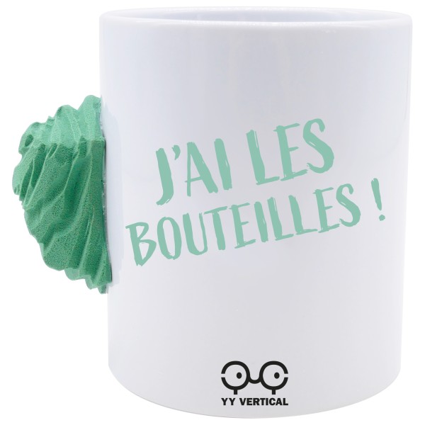 YY Vertical - Climbing Mug - Becher grün/ j'ai les bouteilles von YY Vertical