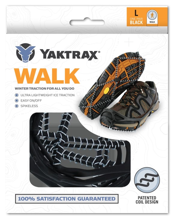 Yaktrax Walk Schuhspikes schwarz