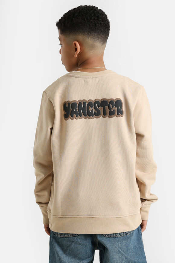 Yangster Sweatshirt | Beige + Schwarz | Jungen  | 10 von Yangster