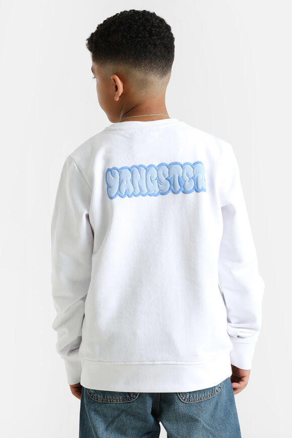 Yangster Sweatshirt | Weiss + Hellblau | Jungen  | 10 von Yangster