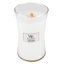 Yankee Candle - WoodWick Island Coconut Vase (Juicy Coconut) Scented 85.0g, One Size