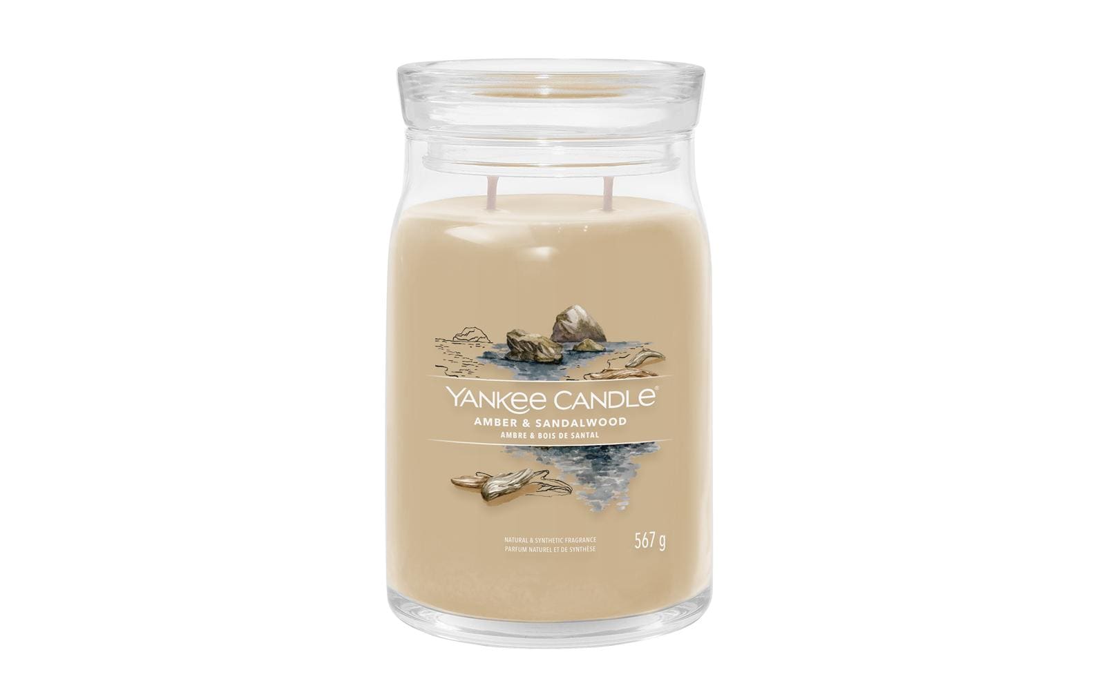 Yankee Candle Duftkerze »Amber & Sandalwood Signature Large Jar« von Yankee Candle